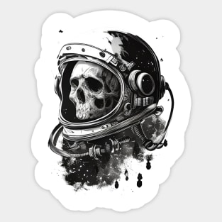 Astronaut helmet skull Sticker